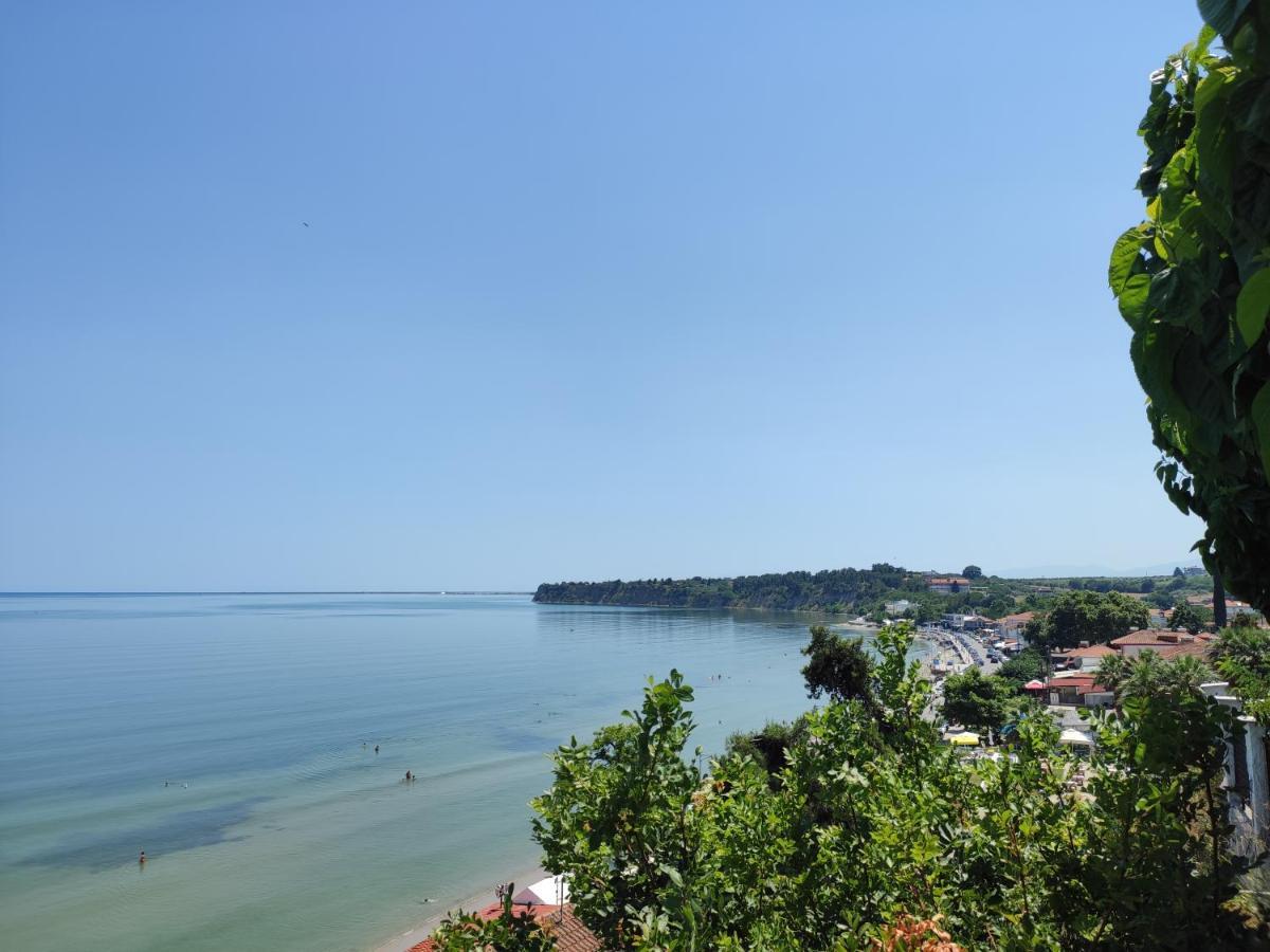 White Clam Vintage House With Sea View & Garden Villa Makrygialos Exterior foto