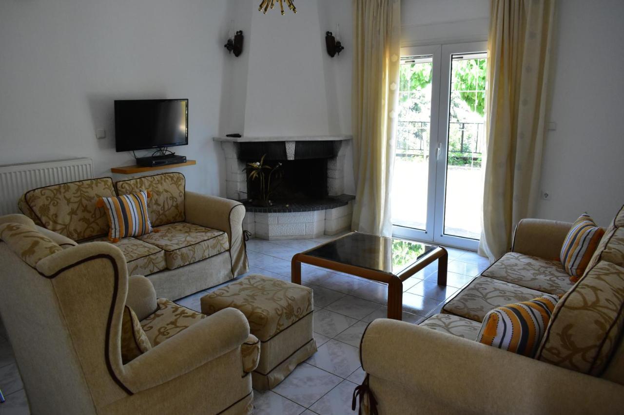 White Clam Vintage House With Sea View & Garden Villa Makrygialos Exterior foto